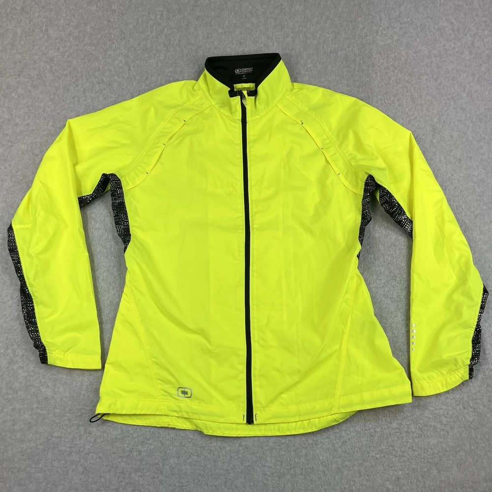 OGIO Endurance Cycling Jacket Womens Medium Full Zip Lightweight Packable